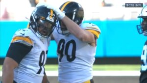 T J Watt Cameron Heyward Named To PFF S Midseason All Pro Team