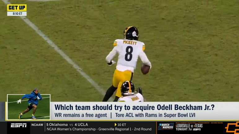 'You Gotta Add Firepower': ESPN's Dan Orlovsky Believes Steelers Should Sign Star WR Odell Beckham Jr. - Steelers Depot