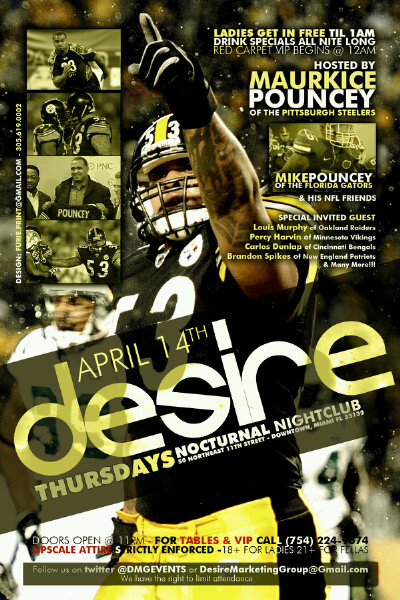 Maurkice Pouncey party
