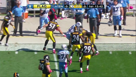 Ryan Clark Titans Penalty Steelers Roughness