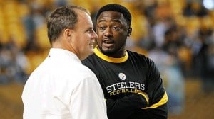 Kevin Colbert, Mike Tomlin Steelers by George Gojkovich, Getty Images