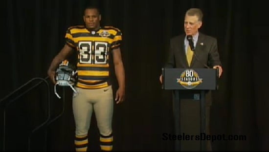 Steelers 1934 Throwback jersey