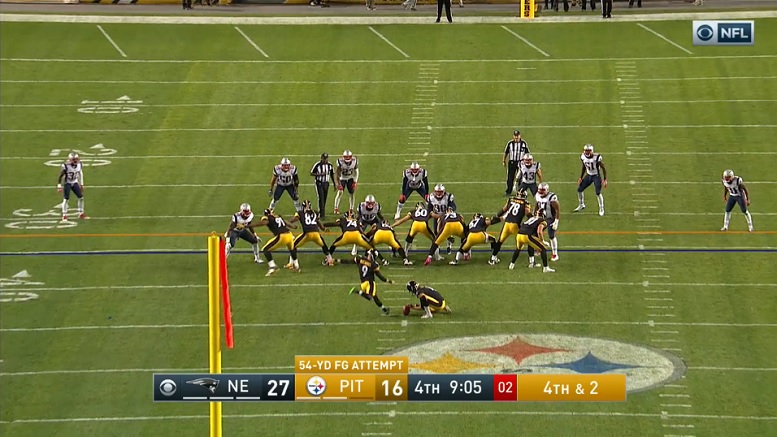 Pittsburgh Steelers kicker Chris Boswell's 43-yard field goal puts