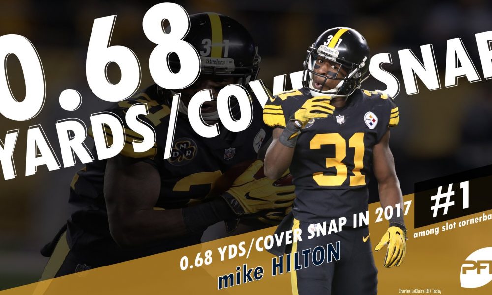 Bengals' Mike Hilton ranked No. 2 slot corner by PFF