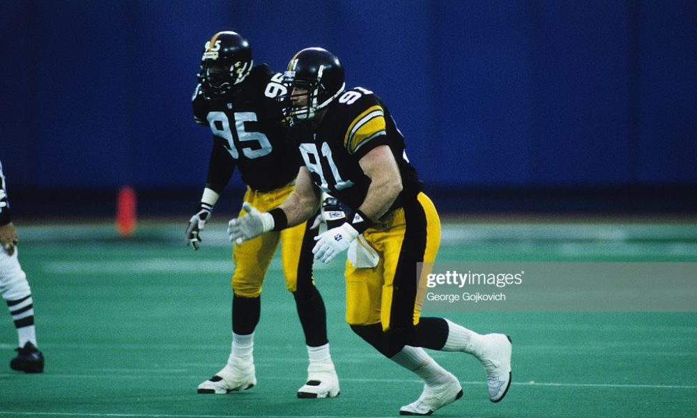 Pittsburgh Steelers on X: Kevin Greene rocking his vintage #Steelers hat  at the #ProBowl in 1996. #TBT  / X