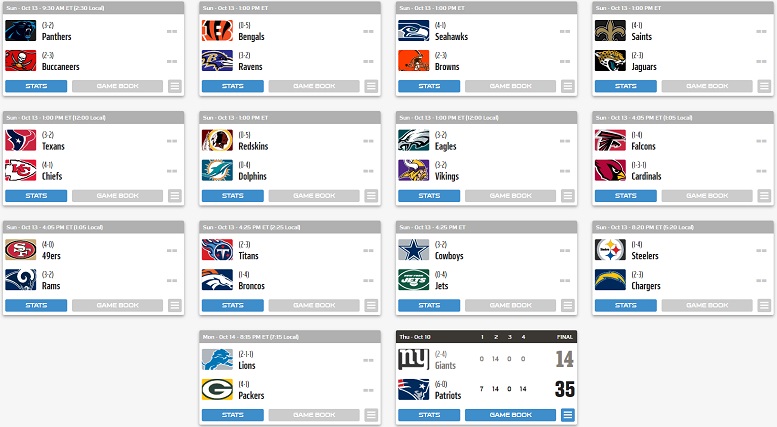 Week 6 NFL Game Picks