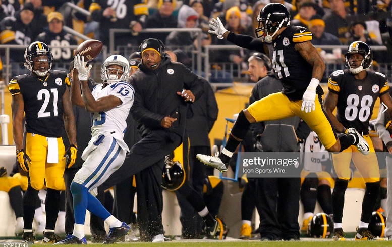 T.Y. Hilton Colts versus Steelers