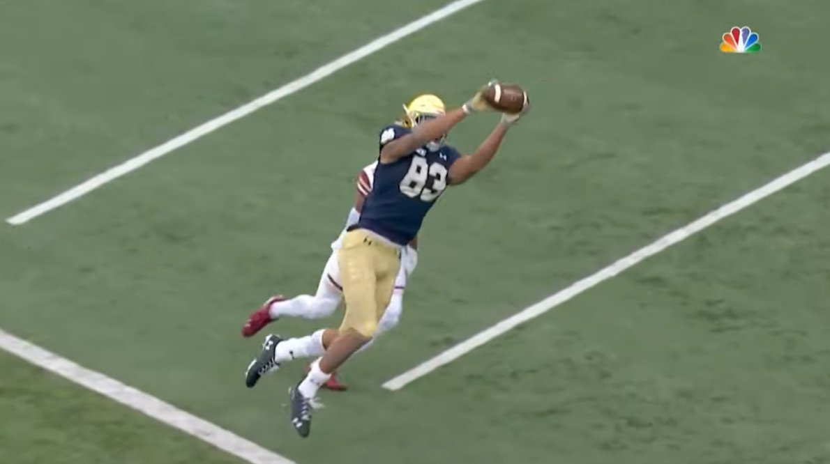 Chase Claypool 2019 Game Contextualizations: Notre Dame Vs