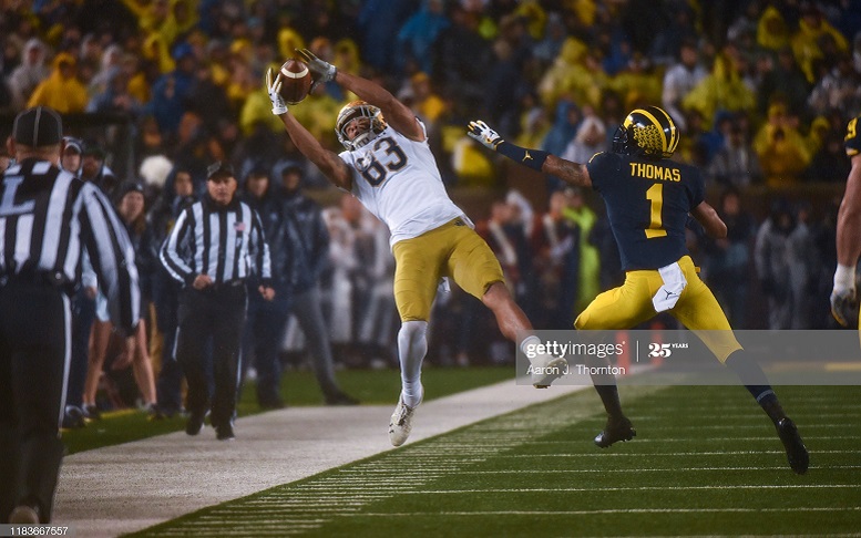 Chase Claypool 2019 Game Contextualizations: Notre Dame Vs