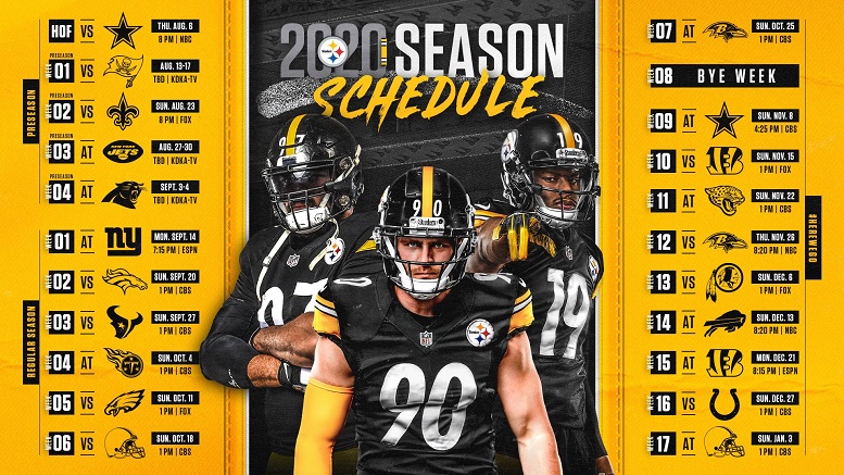 Pittsburgh Steelers Schedule 2022 