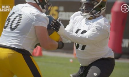 Steelers' Kevin Dotson, J.C. Hassenauer
