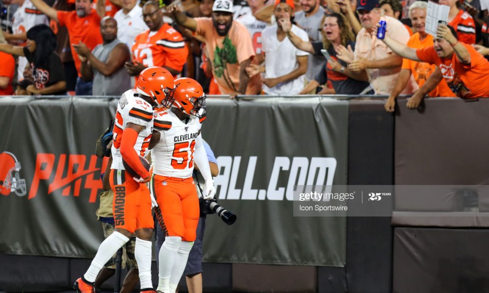 Cleveland Browns cornerback Greedy Williams hurt against Steelers