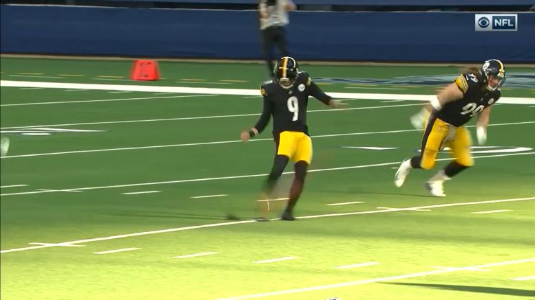 Henry Mondeaux kick coverage Chris Boswell kickoff Pittsburgh Steelers