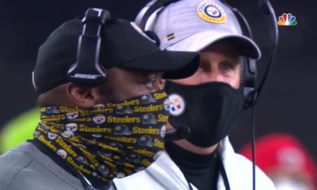 Mike Tomlin and Keith Butler