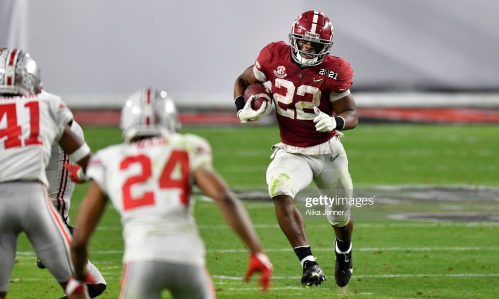 NFL Draft prospect Najee Harris drives 9 hours to support