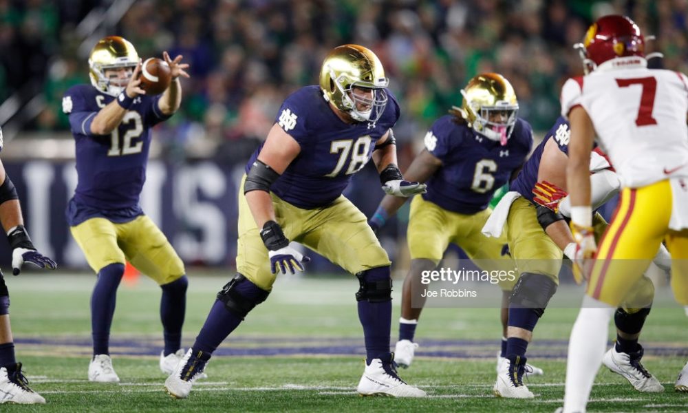 Tommy Kraemer Team Issued & Signed Official Notre Dame Fighting