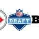 Steelers, NFL Draft, Big Ten logos