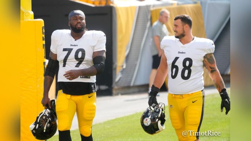 Steelers Anthony Coyle and Rashaad Coward