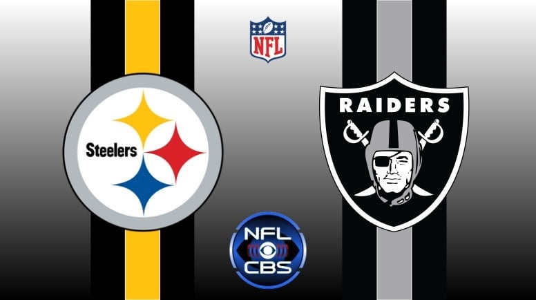 raiders steelers what channel