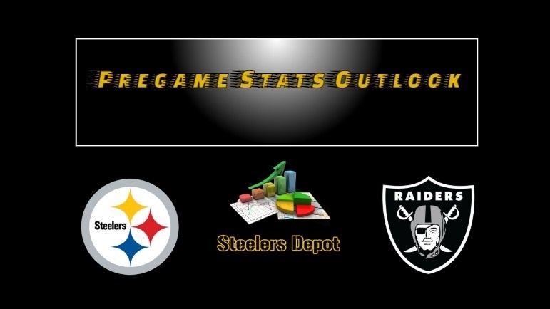 Steelers Vs. Raiders Week 3 Pregame Stats Outlook - Steelers Depot