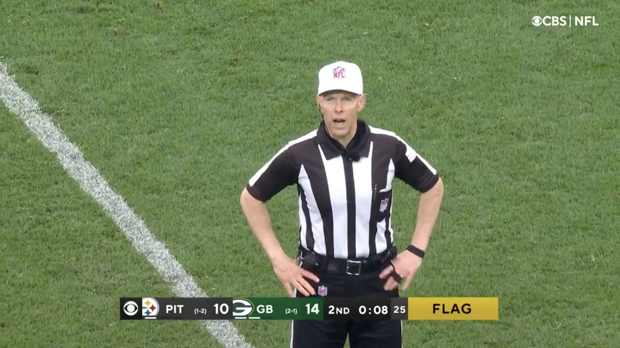 Steelers offsides vs Packers