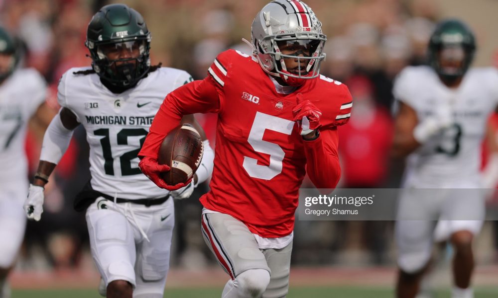 Garrett Wilson Ohio State Buckeyes Nike 2022 NFL Draft Name