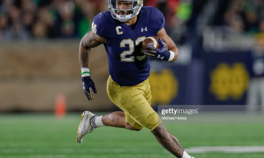 2022 NFL Draft Player Profiles Notre Dame RB Kyren Williams Steelers