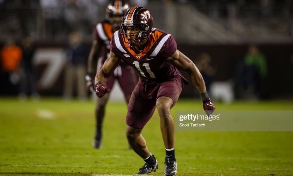 Edge Amar Barno (Virginia Tech) Runs a 4.36 40-Yard Dash at the 2022 Combine