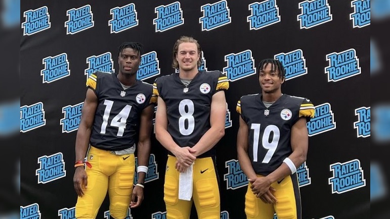 Rookies Pickett, Pickens, Austin III Wear Steelers Uniforms For First Time  At NFLPA Premier - Steelers Depot