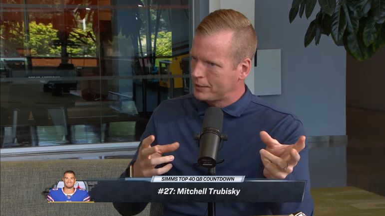 Chris Simms Lists Mitch Trubisky 27th Of 40 In QB Rankings: 'There's ...