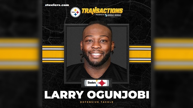 Finally healthy, Larry Ogunjobi looking to reward Steelers for show of  faith, new contract