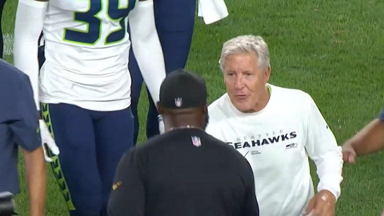 Mike Tomlin and Pete Carroll