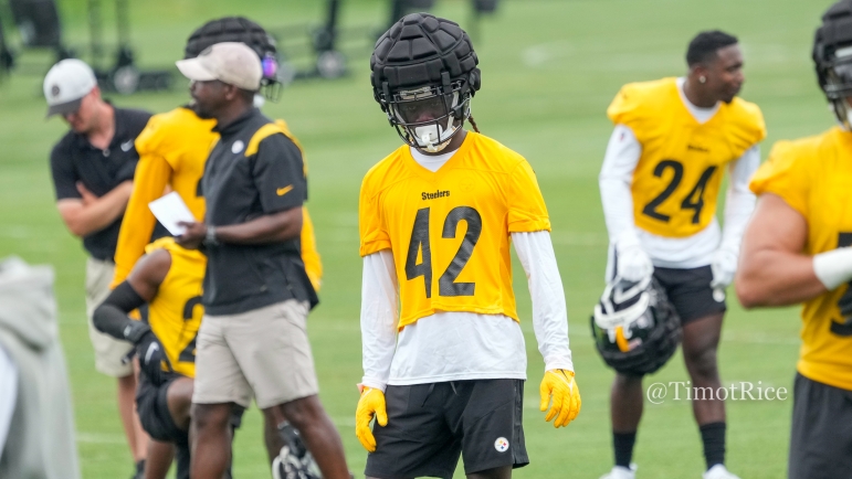 Mark Robinson, Hamilcar Rashed run with Steelers' starting defense — for  one day, at least