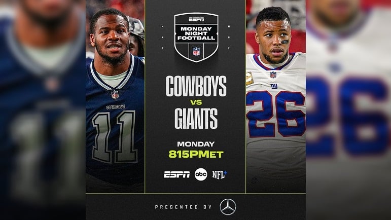 Cowboys Vs. Giants Week 3 Monday Night Game Open Discussion Thread
