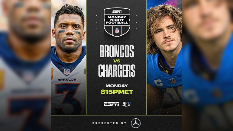 broncos chargers mnf