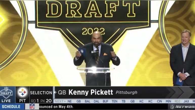 Pickett announced as 20th overall pick in 2022 draft