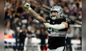 Maxx Crosby combines flash, maturity to emerge as Raiders' leader