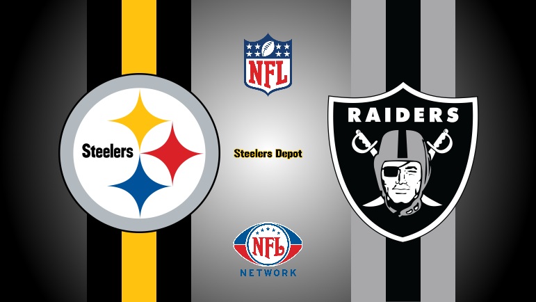 what channel is the raiders steelers game on tonight