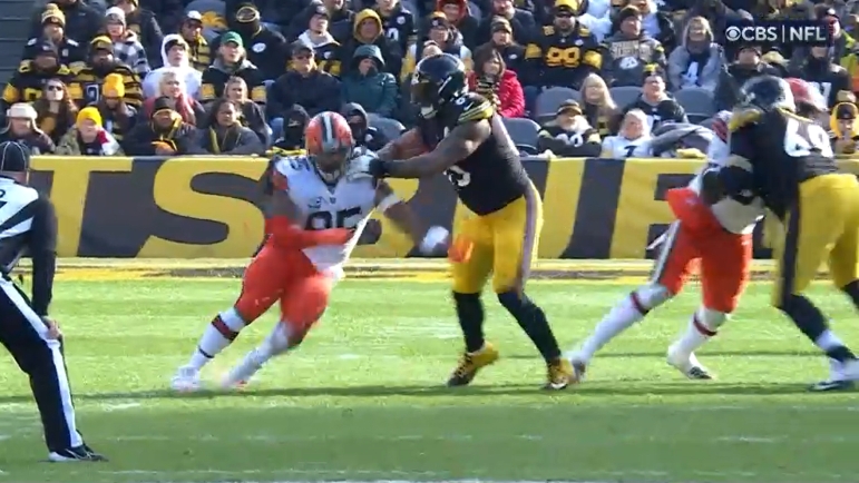 Dan Moore Jr. Giving Myles Garrett The 'Respect That He's Due' Ahead Of  Another Matchup - Steelers Depot