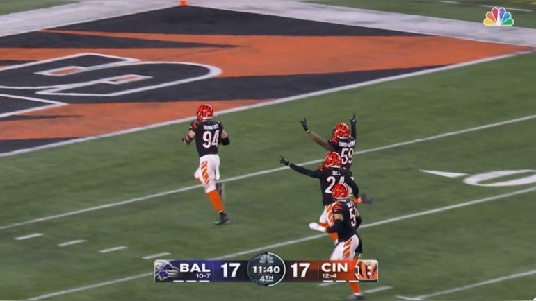 Bengals Use 98 Yard Scoop-And-Score To Beat Ravens In Wild Card