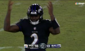 Lamar Jackson Was 'Like A Cheerleader' Watching Backup Tyler Huntley's 5-TD  Performance - Steelers Depot