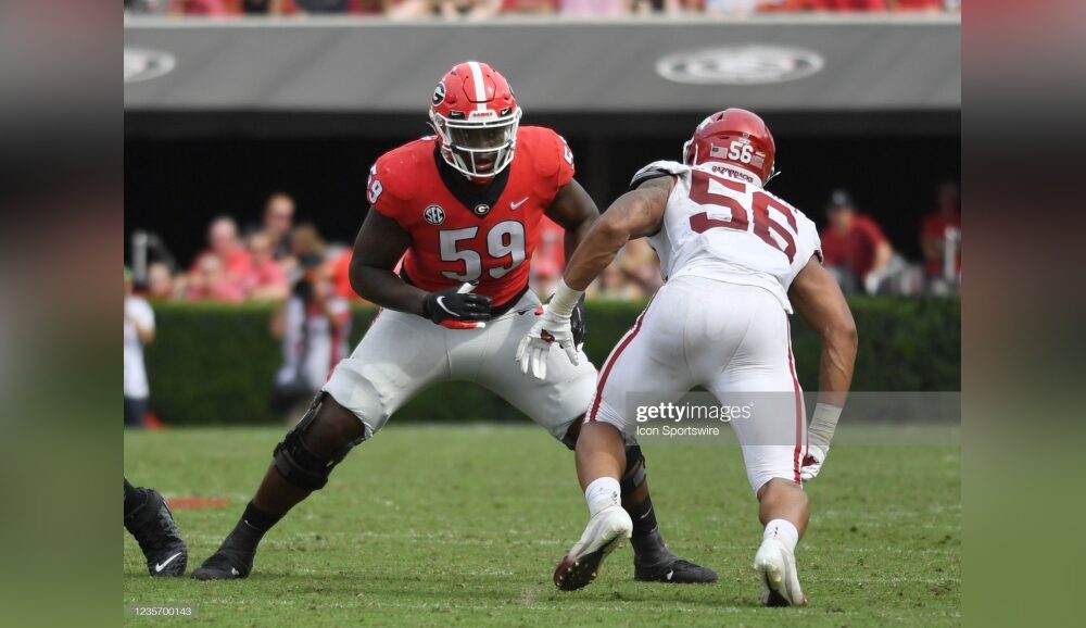 Steelers first-round LT Broderick Jones happy to 'sit back' behind