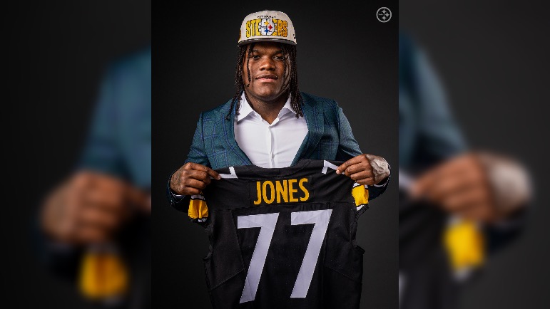 Steelers Draft Pick Broderick Jones Unveils New Number - Steelers Depot