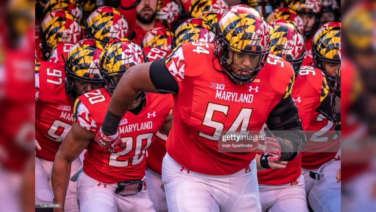 Maryland tackle Spencer Anderson is a chess whiz off the field