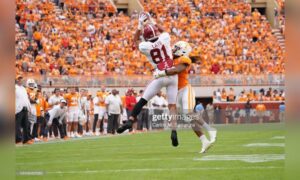 Jameson Williams Wears Red Highwater Pants & Sneakers to NFL Draft –  Footwear News