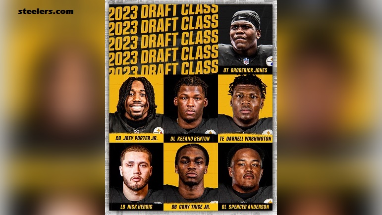 Steelers Officially Retain Entire 2023 Draft Class After Roster Cuts -  Steelers Depot