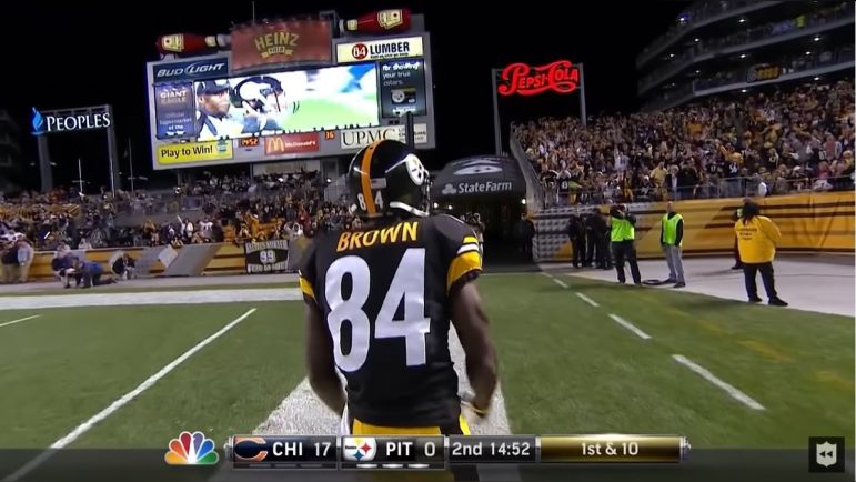Antonio Brown and 'the best catch I've ever seen