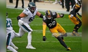 Lane Johnson T.J. Watt Steelers Eagles