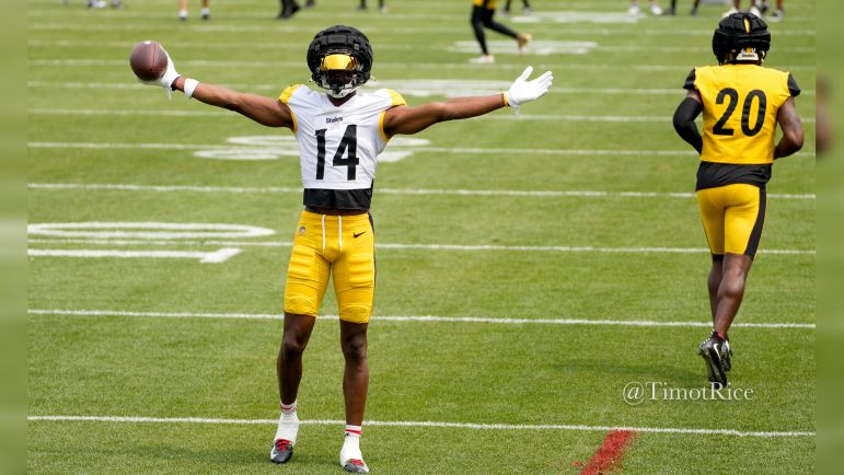 With Diontae Johnson out, it's go time for Steelers WR George Pickens