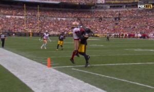 Patrick Peterson touchdown allowed Brandon Aiyuk Pittsburgh Steelers